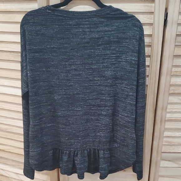 NWT Banana Republic lightweight Women's pullover sweater peplum hem  SZ M - Picture 6 of 9